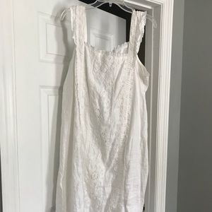 White Linen Dress
